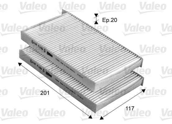 Filtru, aer habitaclu VALEO ESSENTIAL 715669