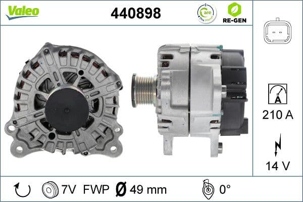 Generator / Alternator VALEO 440898