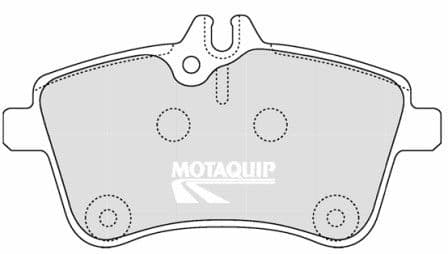 set placute frana,frana disc MOTAQUIP LVXL1268