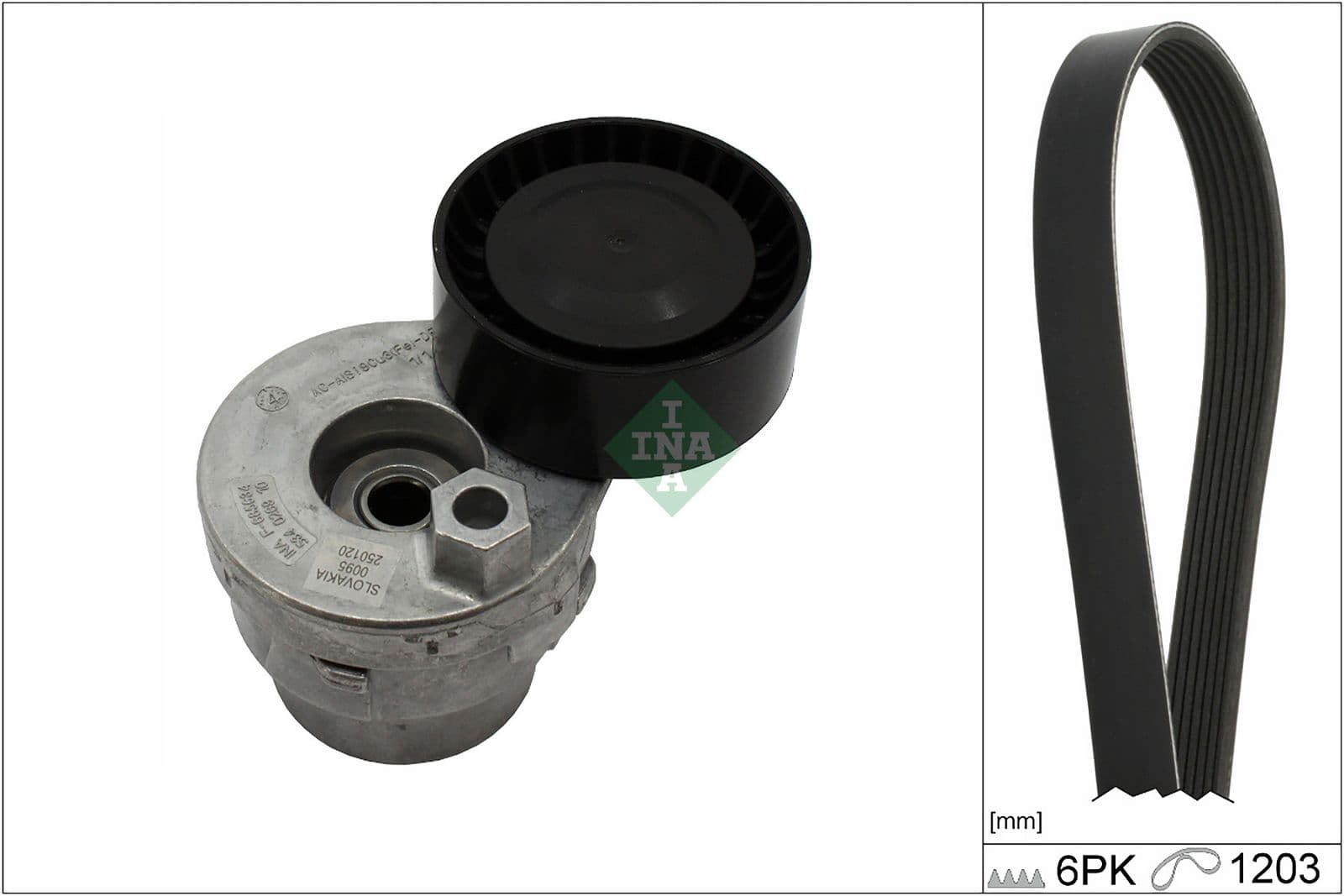 Set curea transmisie cu caneluri Schaeffler INA 529 0009 10