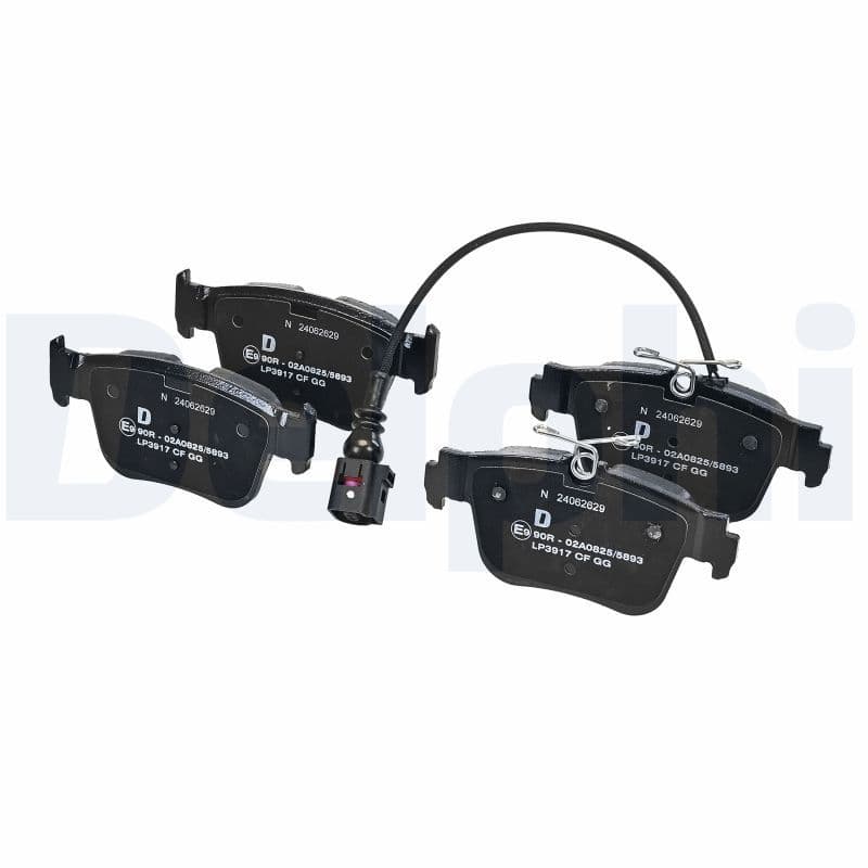 set placute frana,frana disc DELPHI LP3917