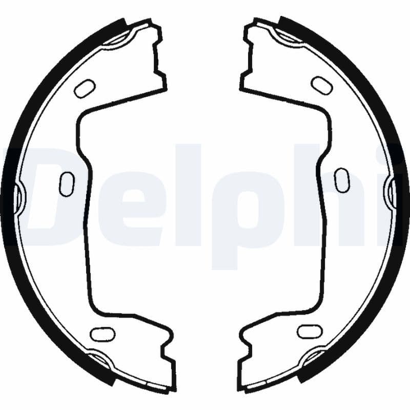 Set saboti frana, frana de mana DELPHI LS1381