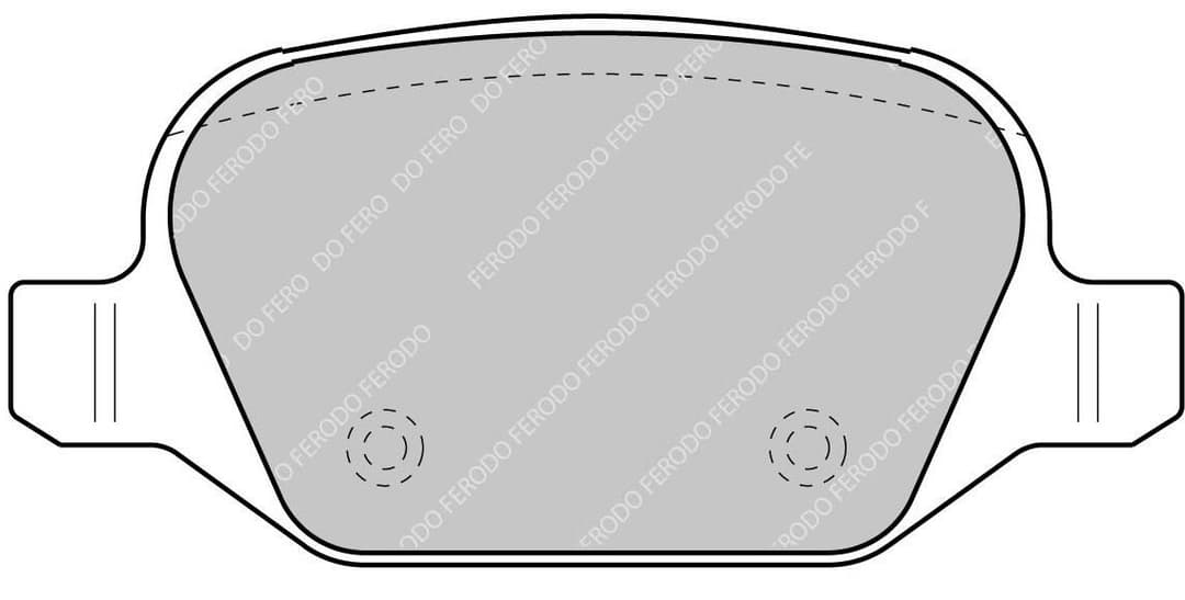 set placute frana,frana disc FERODO FCP1349H