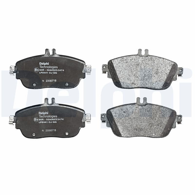 set placute frana,frana disc DELPHI LP2441