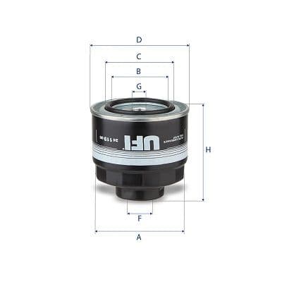 filtru combustibil UFI 24.119.00