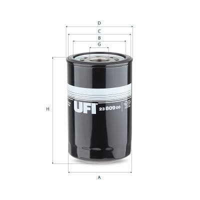 Filtru ulei UFI 23.809.00