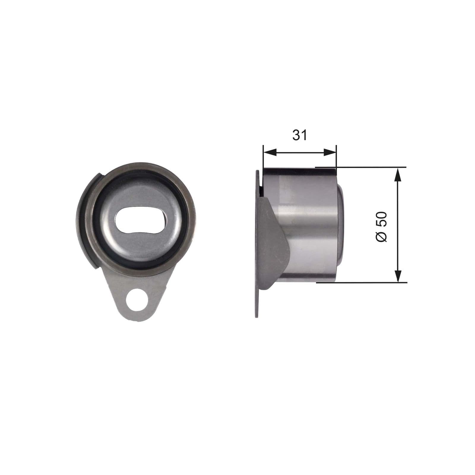 rola intinzator,curea distributie GATES PowerGrip™ T41157