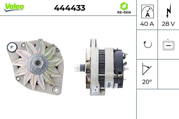 Generator / Alternator VALEO 444433