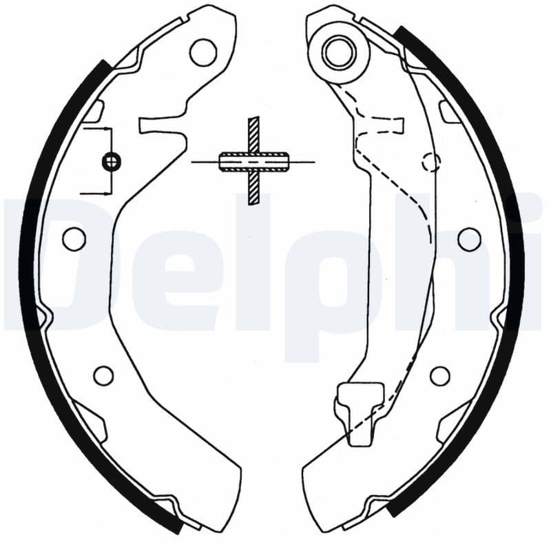 Set saboti frana DELPHI LS1821