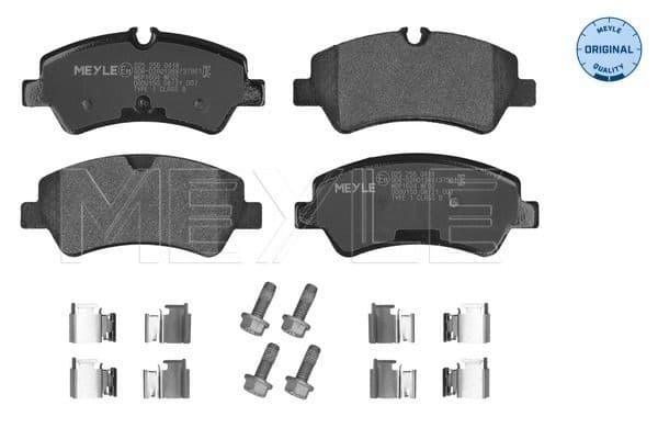 set placute frana,frana disc MEYLE -ORIGINAL: True to OE. 025 256 0418