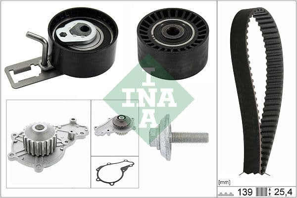Set pompa apa + curea dintata Schaeffler INA 530 0577 30