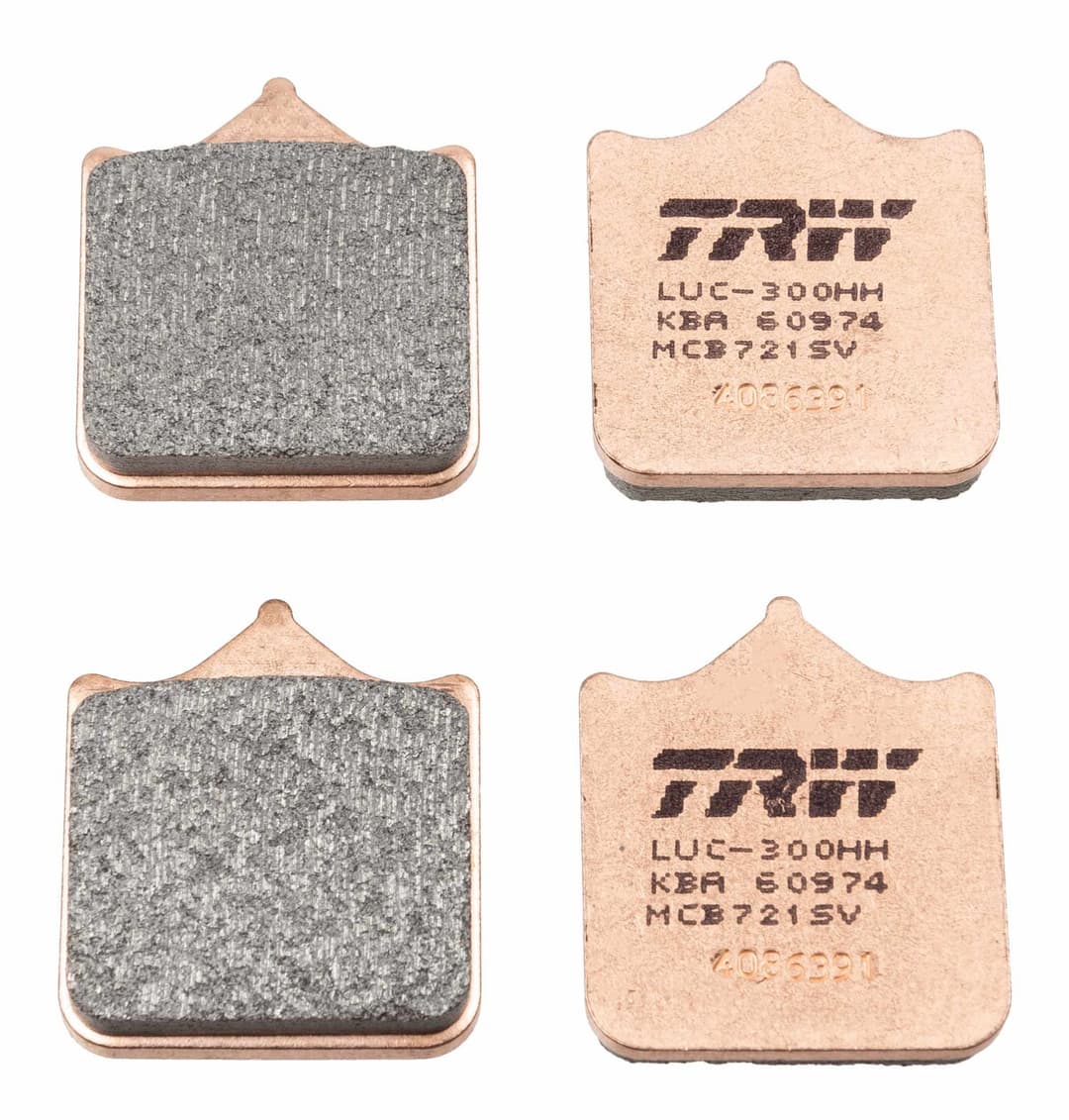 set placute frana,frana disc TRW MCB721SV