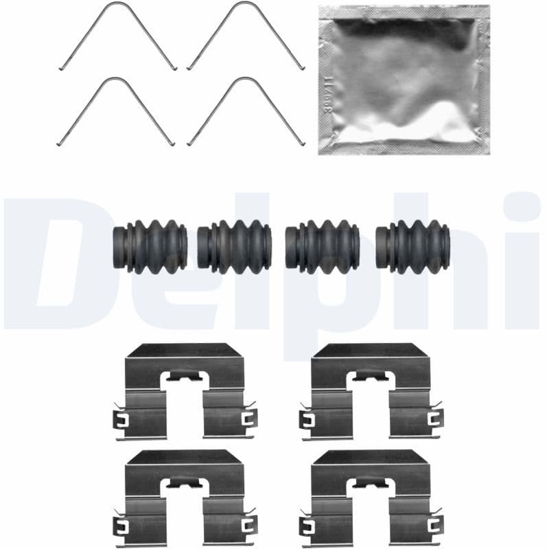 Set accesorii, placute frana DELPHI LX0706