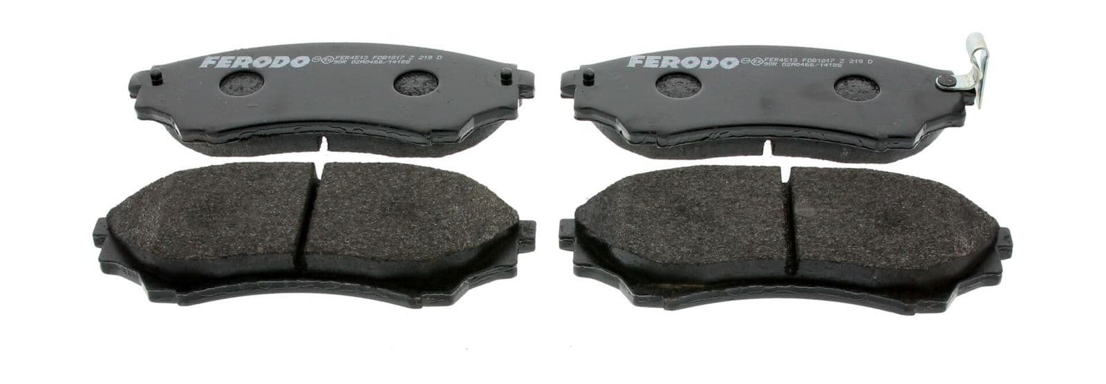 set placute frana,frana disc FERODO PREMIER ECO FRICTION FDB1817