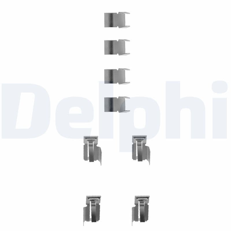 Set accesorii, placute frana DELPHI LX0183