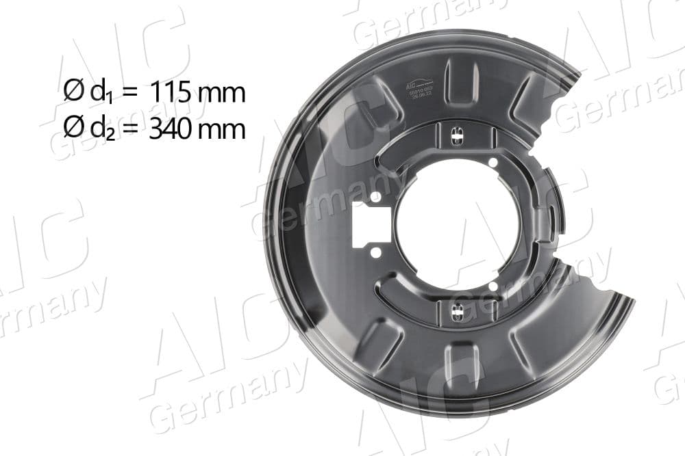 protectie stropire,disc frana AIC Calitatea originală 55910