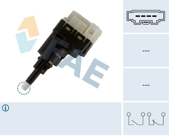 Comutator lumini frana FAE 24761
