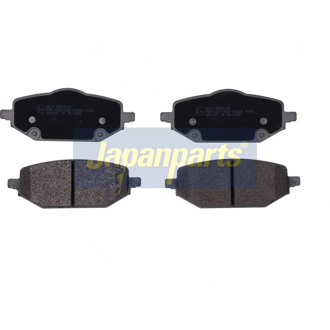 set placute frana,frana disc JAPANPARTS PP-0033AF