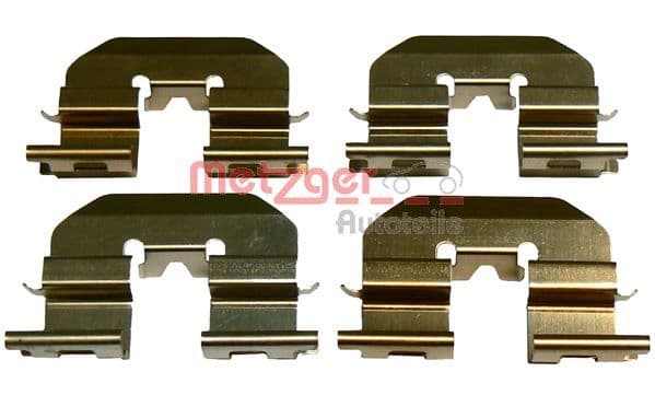 Set accesorii, placute frana METZGER 109-1780