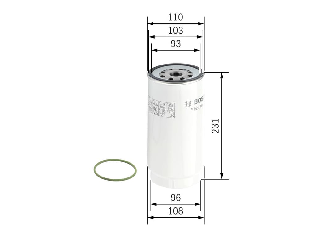 filtru combustibil BOSCH F 026 402 038