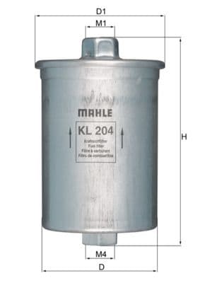 filtru combustibil MAHLE KL 204