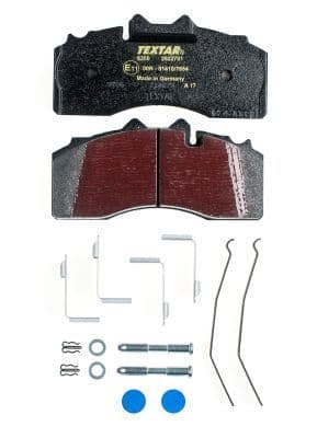 set placute frana,frana disc TEXTAR 2922701