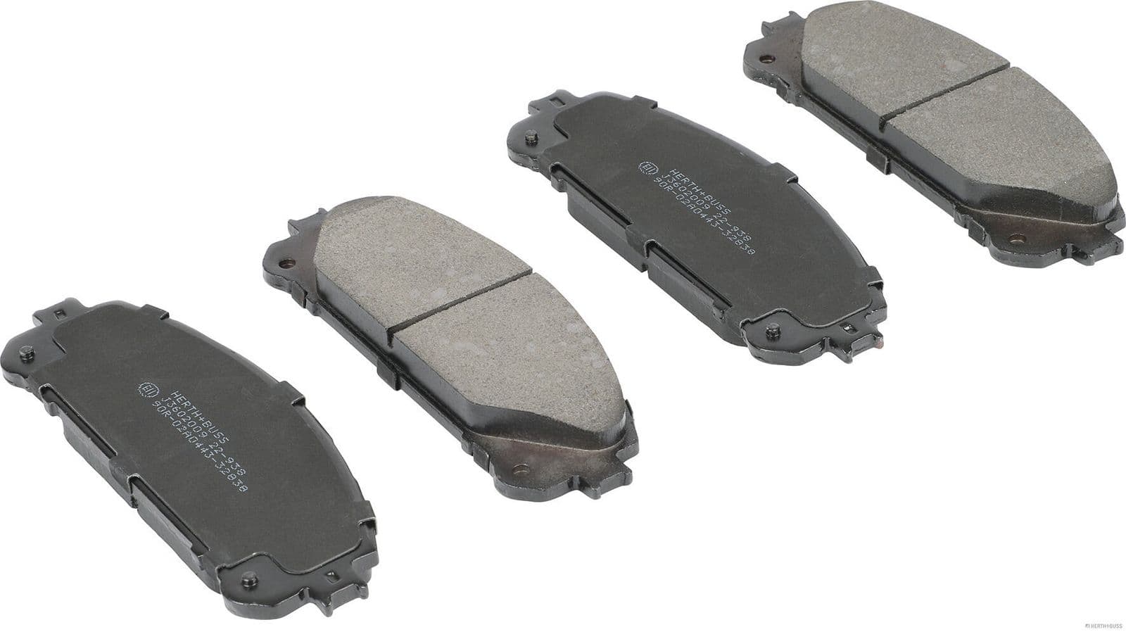 set placute frana,frana disc HERTH+BUSS JAKOPARTS J3602009