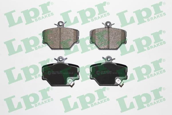 set placute frana,frana disc LPR 05P761