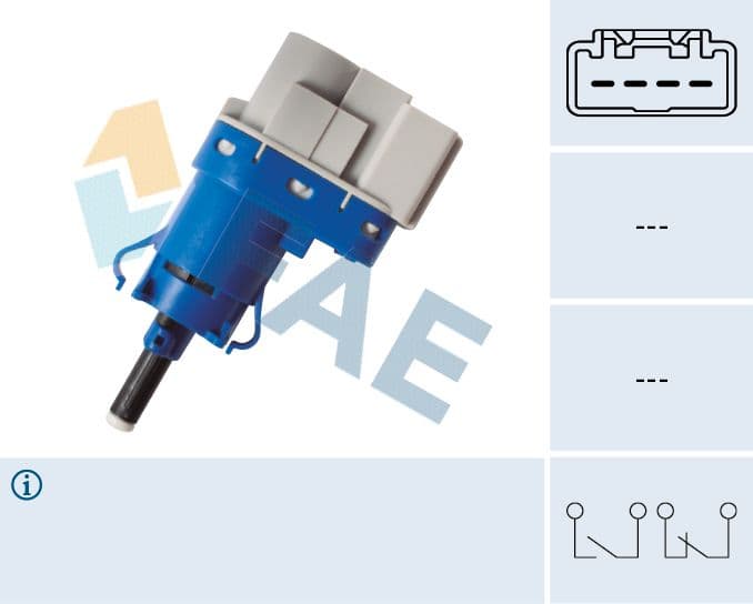 Comutator lumini frana FAE 24849
