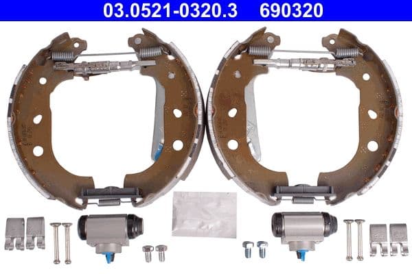 Set saboti frana ATE 03.0521-0320.3