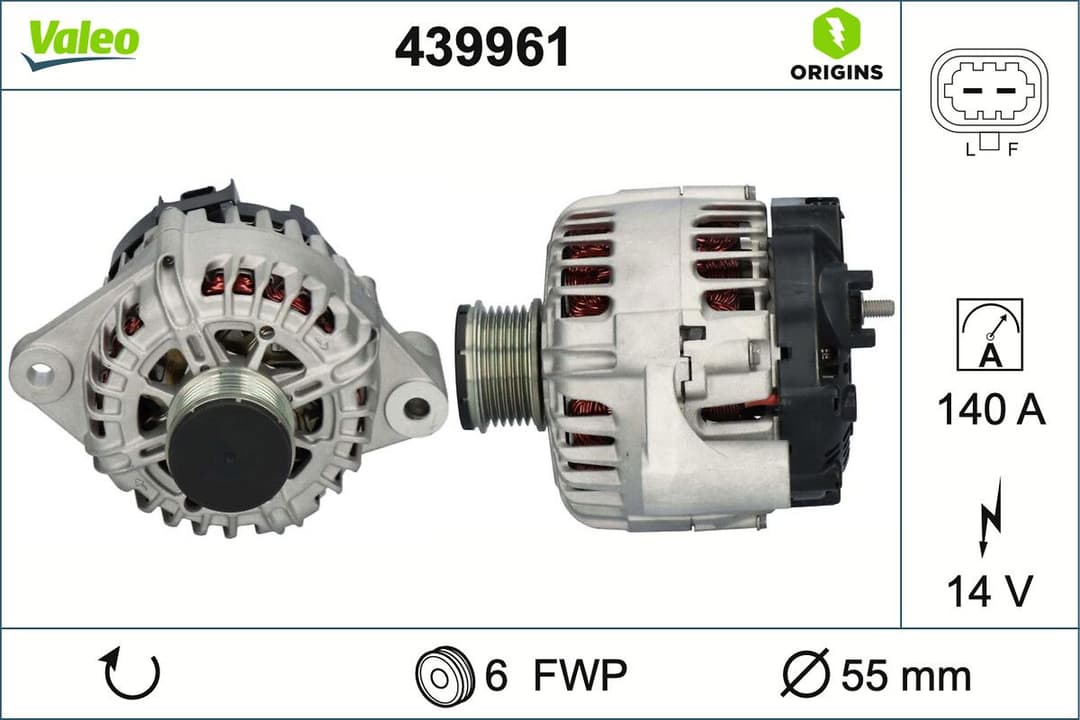 Generator / Alternator VALEO 439961