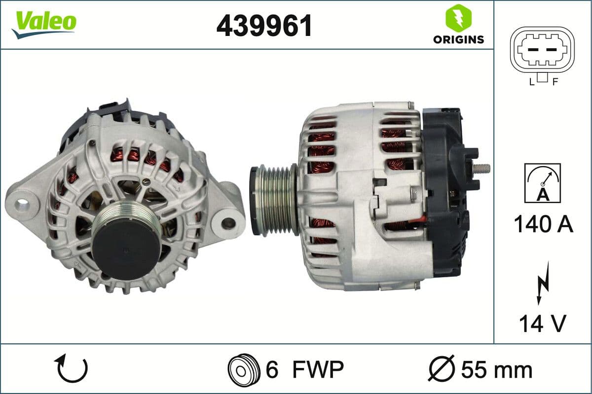 Generator / Alternator VALEO 439961