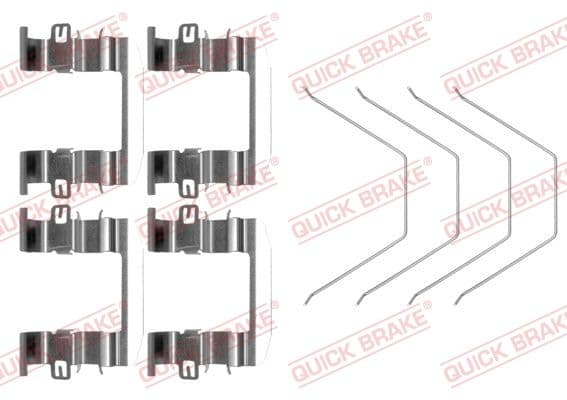 Set accesorii, placute frana QUICK BRAKE 109-0016