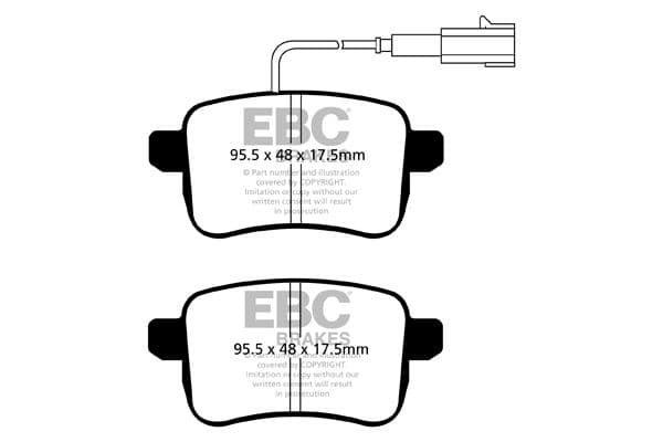 set placute frana,frana disc EBC Brakes DP42079R