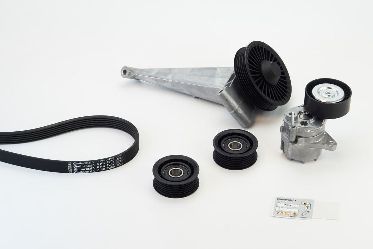 Set curea transmisie cu caneluri CONTINENTAL CTAM 6PK2260K3