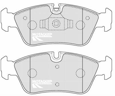 set placute frana,frana disc MOTAQUIP LVXL1259