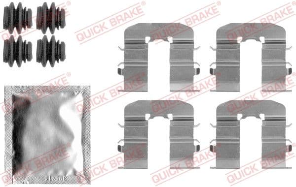 Set accesorii, placute frana QUICK BRAKE 109-1814
