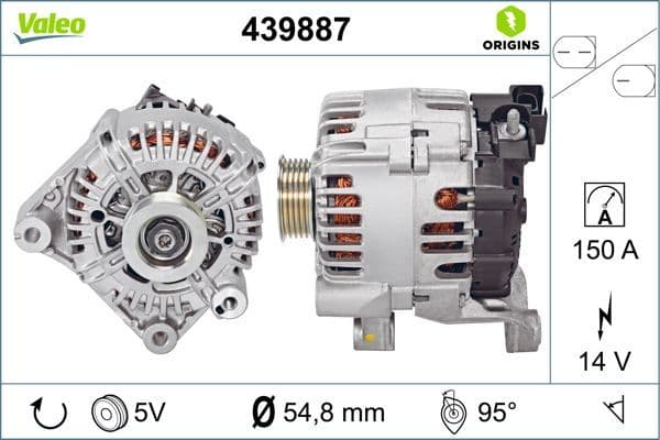 Generator / Alternator VALEO 439887