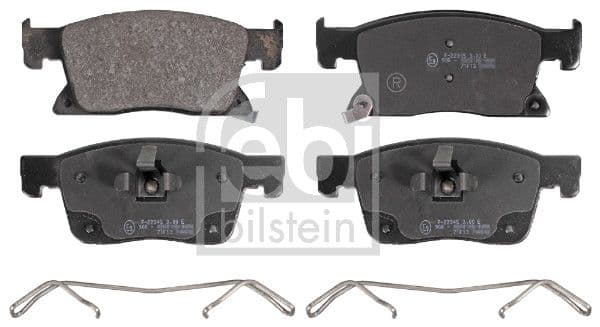 set placute frana,frana disc FEBI BILSTEIN 16914