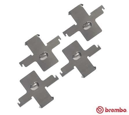 Set accesorii, placute frana BREMBO A 02 290