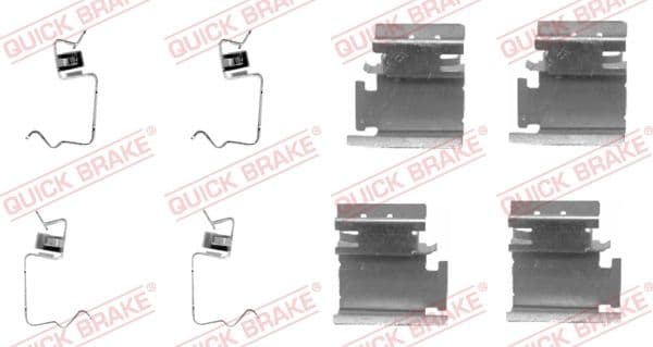 Set accesorii, placute frana QUICK BRAKE 109-1218