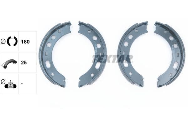 Set saboti frana, frana de mana TEXTAR 91063500