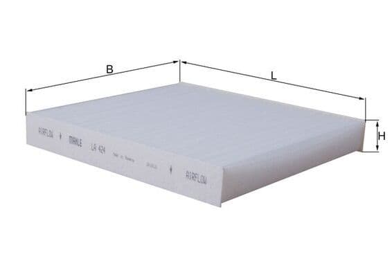 Filtru, aer habitaclu MAHLE LA 424