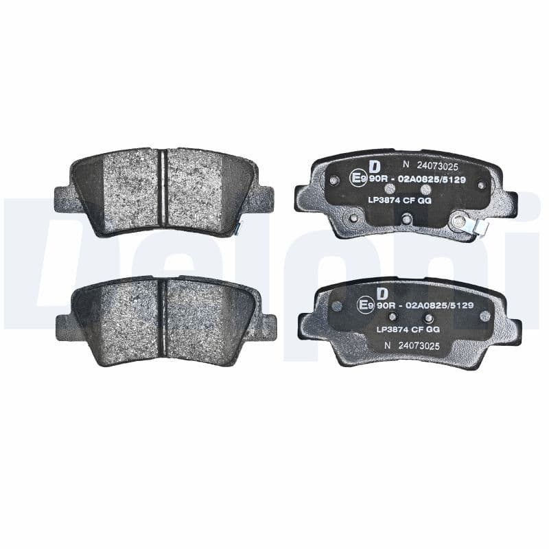 set placute frana,frana disc DELPHI LP3874