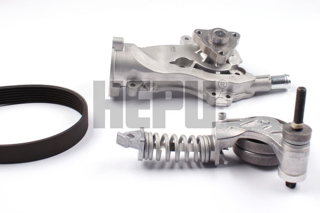 Pompa apa + Set curea transmisie cu caneluri HEPU PK03791