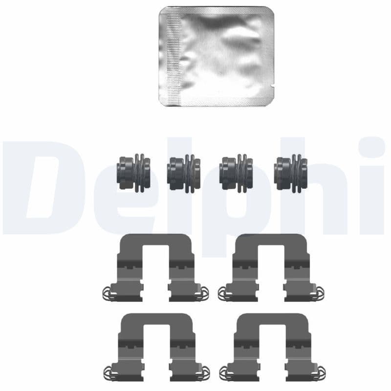 Set accesorii, placute frana DELPHI LX0752