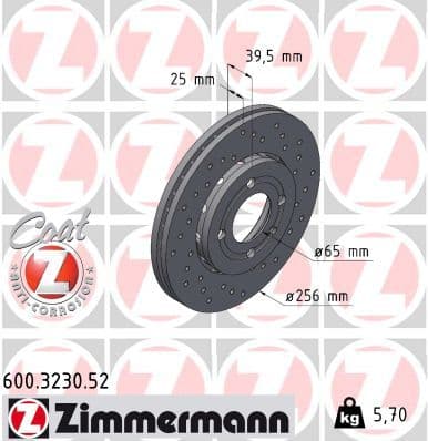 Disc frana ZIMMERMANN SPORT Z 600.3230.52