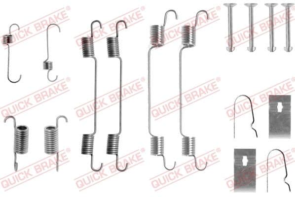 Set accesorii, sabot de frana QUICK BRAKE 105-0722