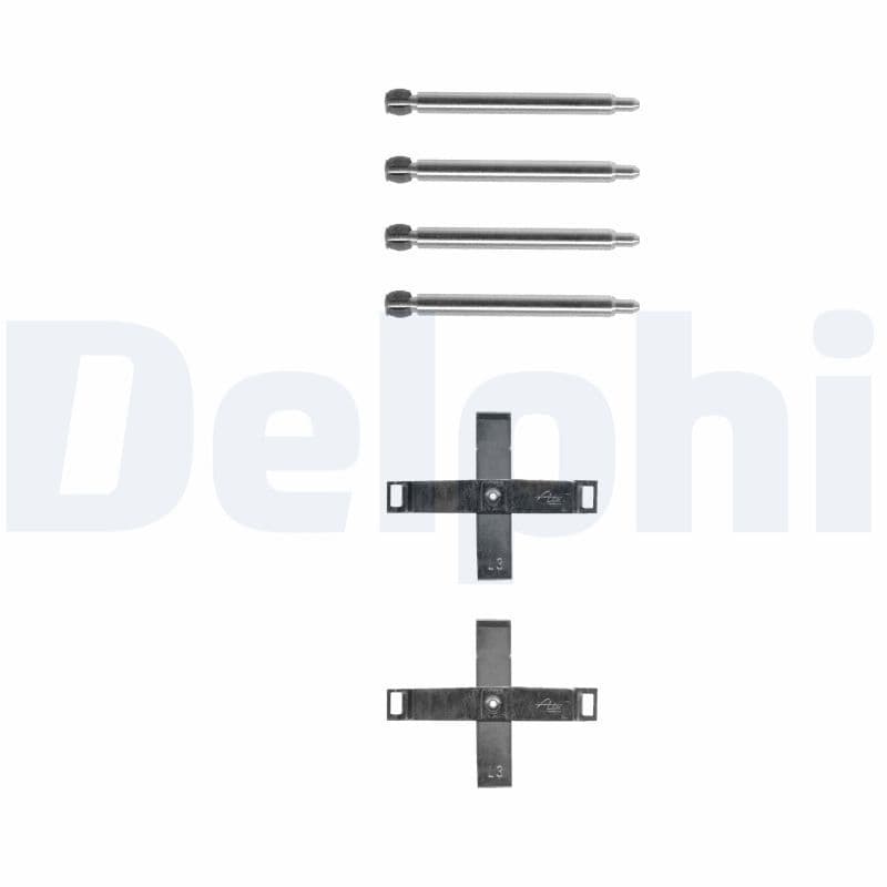 Set accesorii, placute frana DELPHI LX0268