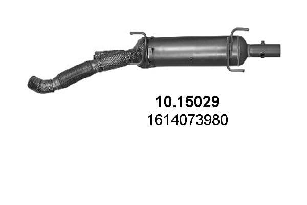Filtru funingine/particule, sist.de esapament ASSO 10.15029